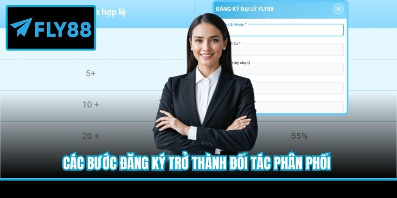Các bước đăng ký trở thành đối tác phân phối