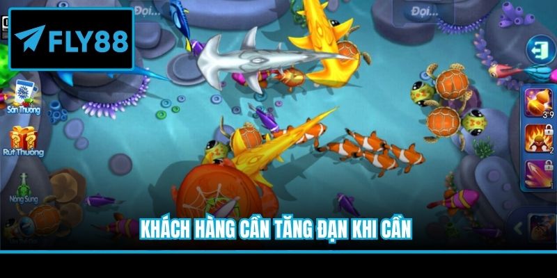 Khách hàng cần tăng đạn khi cần