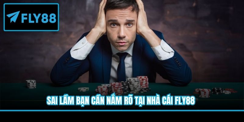 Sai lầm bạn cần nắm rõ tại nhà cái Fly88